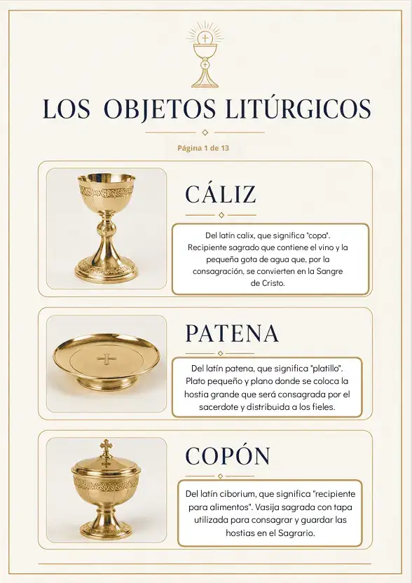Los Objetos Litúrgicos